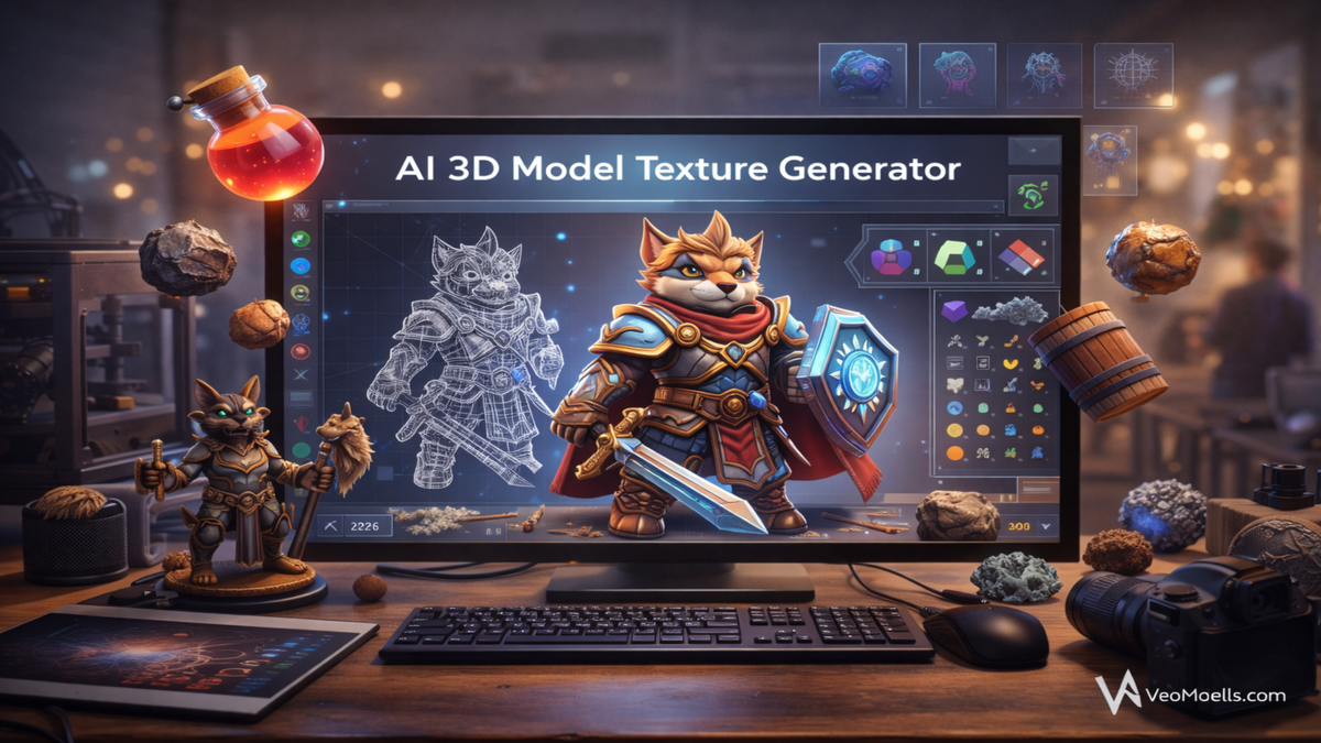AI 3D Model Texture Generator