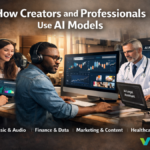 How Creators and Professionals Use AI Models