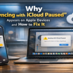 Syncing with iCloud Paused
