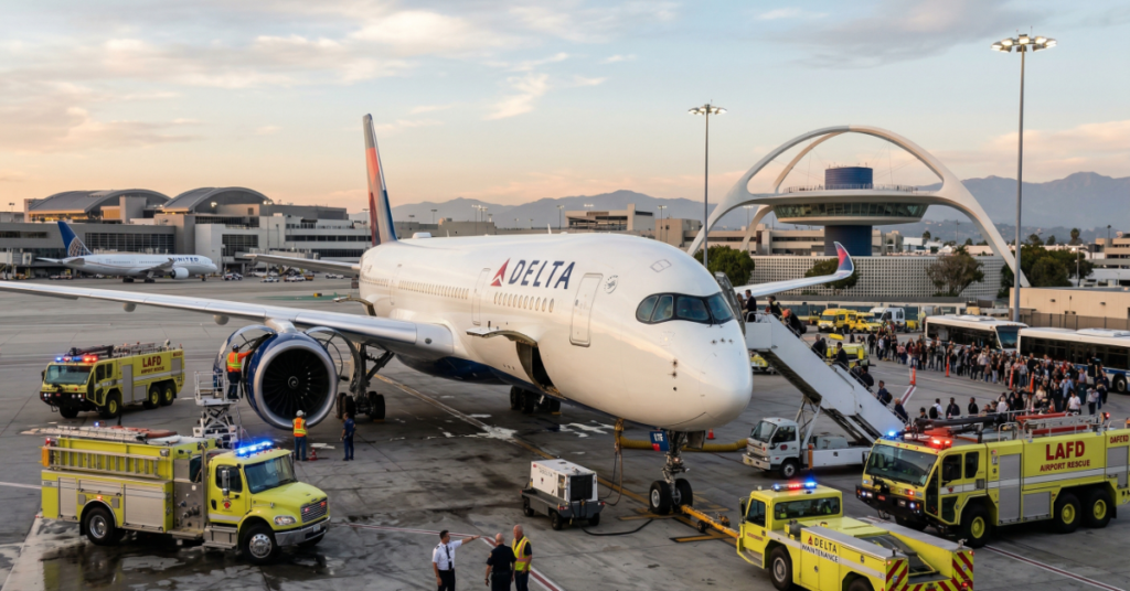 Delta Flight DL275 Diverted LAX