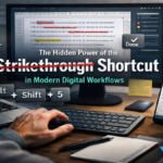 Strikethrough Shortcut