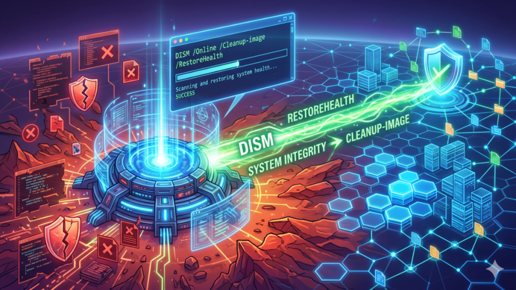 DISM /Online /Cleanup-image /RestoreHealth